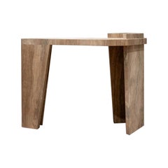 Puzzle Console Table Travertino Noce di Madina Tsarikaeva