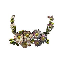 Sammlerstücke-Blumenhalsband entworfen von Robert Goossens für Dior, 2002-2002