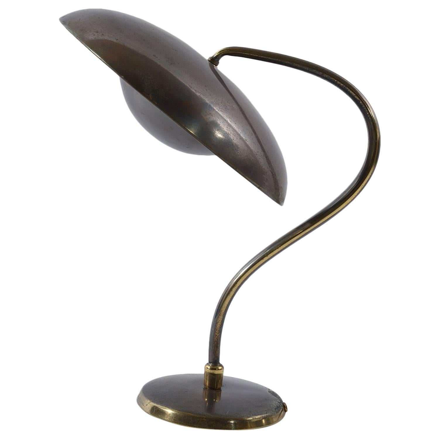Italian 1940s Adjustable Table Lamp