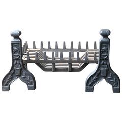 19th Century English Fireplace Grate, Fire Grate