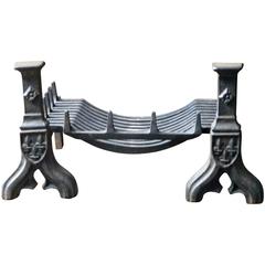 Antique 19th Century English Fireplace Grate or Fire Grate