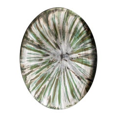 Weißer Stern-Wandspiegel von OOM Contemporary Glass