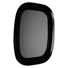Schwedischer klobiger Design-Wandspiegel, Glas & Trä, Hovmantorp, Schweden, 1950er Jahre