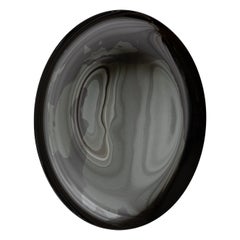 Dark Ghost Wall Mirror by OOM Contemporary Glass