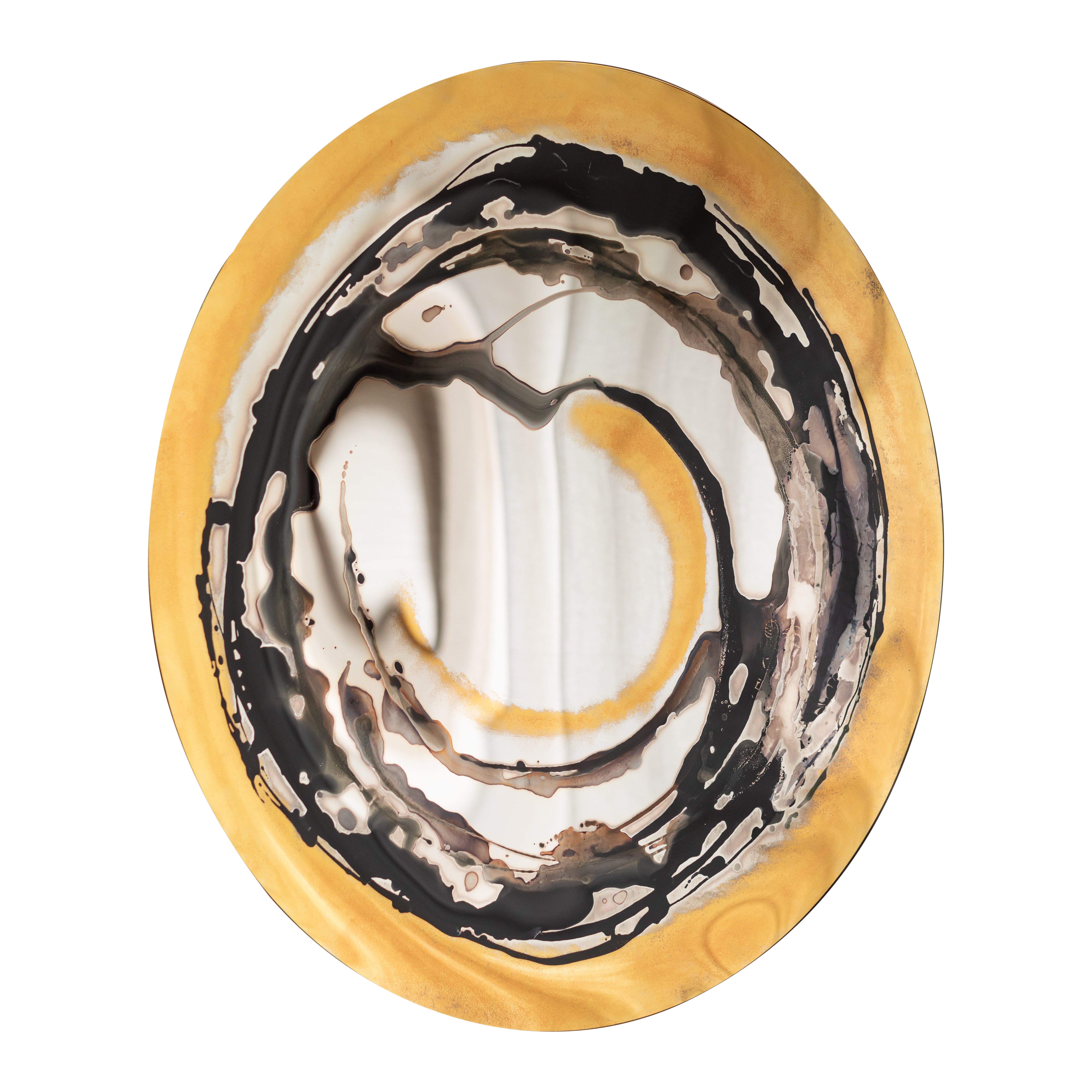 Espejo de Pared Aura Blanco by OOM Vidrio Contemporáneo