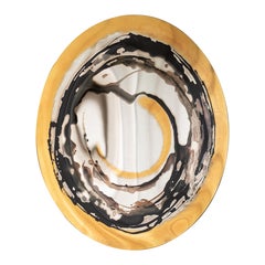 White Aura Wall Mirror by OOM Contemporary Glass