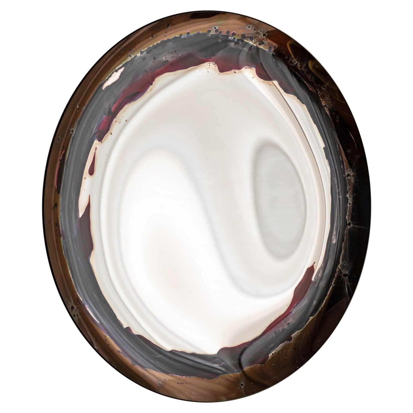 Espejo de Pared Aura Blanco by OOM Vidrio Contemporáneo