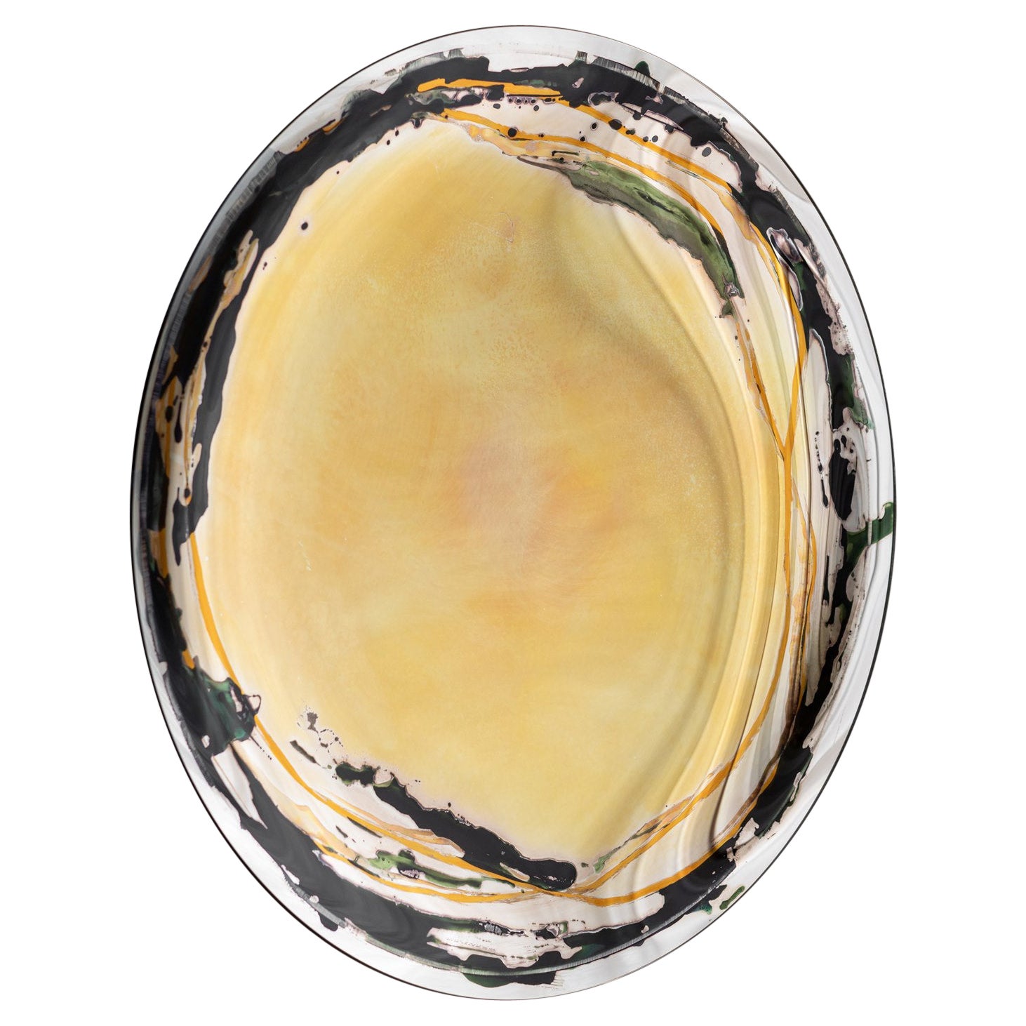 Espejo de Pared Aura Blanco by OOM Vidrio Contemporáneo