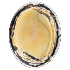 White Aura Wall Mirror by OOM Contemporary Glass