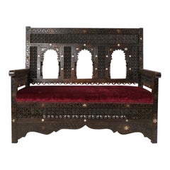 Moorish Inlay Bench