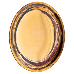 Pink Aura Wall Mirror by OOM Contemporary Glass
