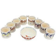 Collectional di tazze di terracotta di Emma Bridgewater Pottery Bowl