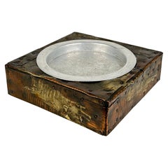 Paul Evans Mixed Metal Patchwork Catch-all