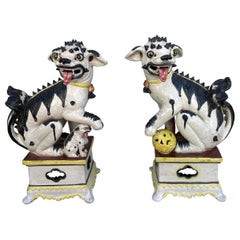 Large Scale Rare Italian Mid-Century Foo Dogs
