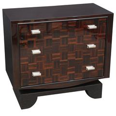 Macassar and Palisander Chest of Drawers