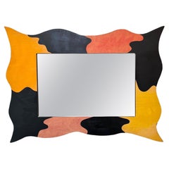 Memphis Style Postmodern Mirror, 1980s USA