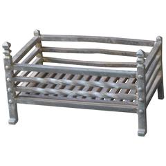 Vintage English Fireplace Grate, Fire Grate