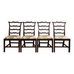 Antique A set of eight Georgian dining chairs