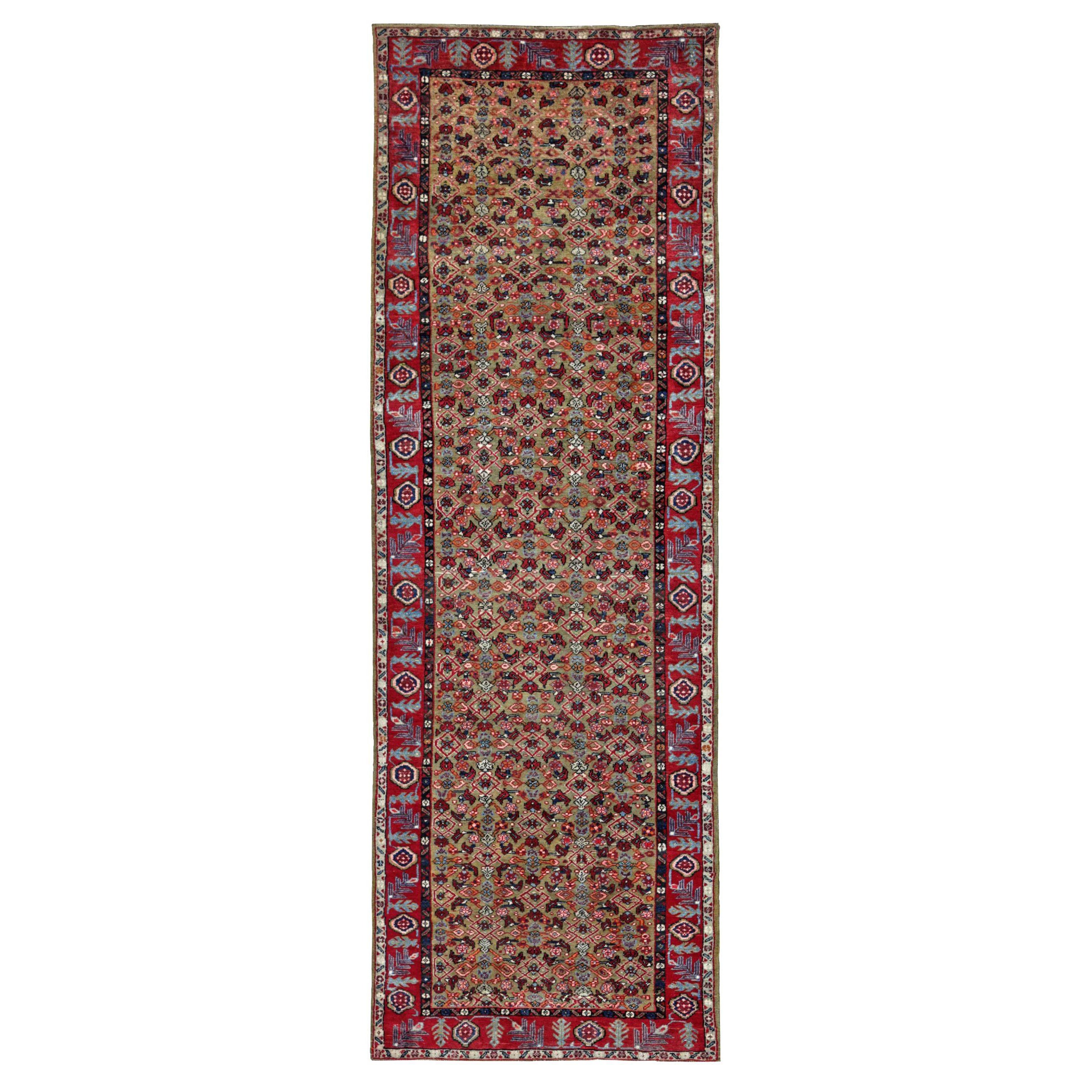 Tappeto persiano Sultanabad Rugs - Disegno in lana verde rosso - 91164