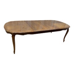 Vintage French Country Thomasville Expandable Dining Table