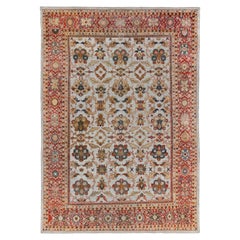 Persische Sultanabad-Teppiche Circa 1910 - Wolle Elfenbeinrot Design - 91476