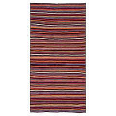 Alfombra Persa Kilim Pequeña - Lana Azul Naranja Purpel Rojo Amarillo - 91503