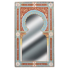 Jacques Philippe Imberton, Oriental-Style Enameled Mirror