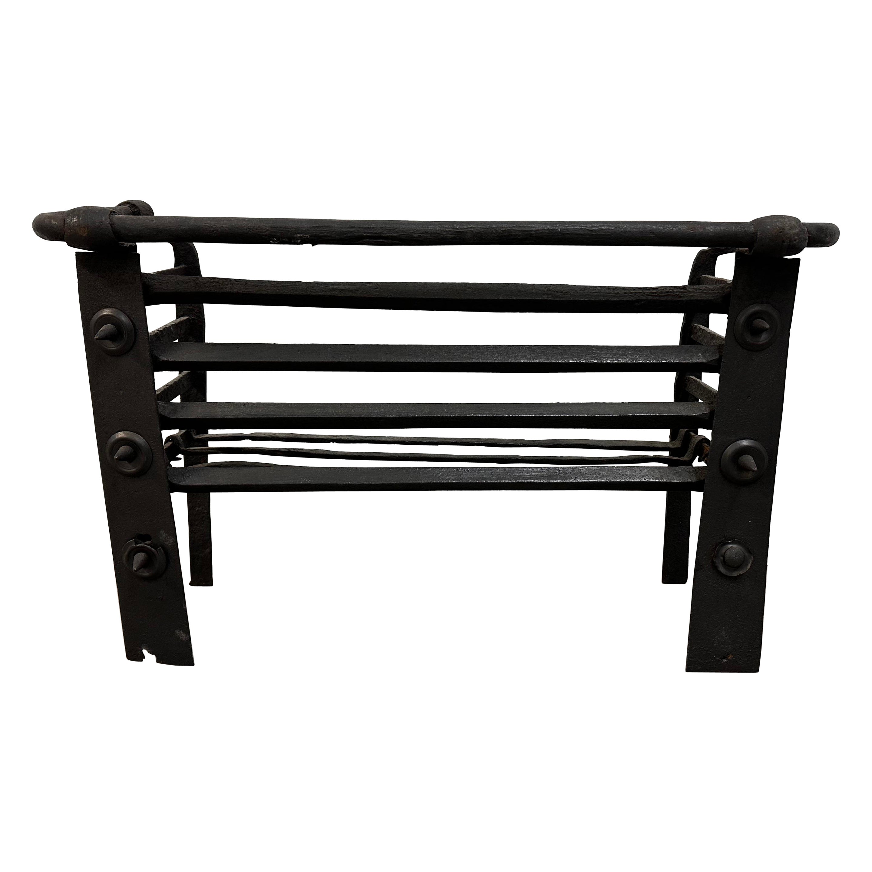 Grille de foyer / panier antique, 17ème siècle hollandais en vente