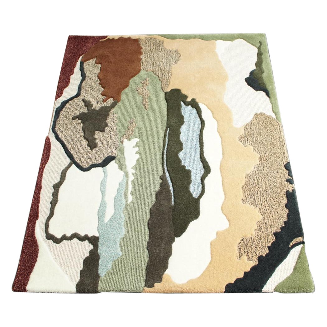 Terra Flow Rug with earthy colors by RAG HOME