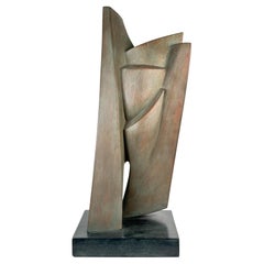 Abstract carved Wood Sculpture by Elaine Lorenz