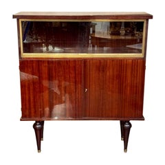 Vintage French Art Deco Bar Cabinet