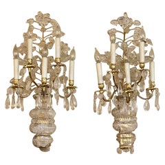 Fine pair of Maison Bagues Manner Wall Sconces
