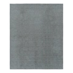Rug & Kilim’s Modern Textural Rug in Gray Tones & Striae