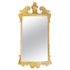 Amerikanischer Giltwood-Spiegel aus dem 18.