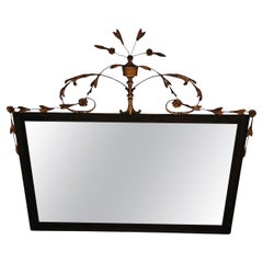 Bellissimo specchio in Wood e metallo dorato in stile Regency di W. & J. Sloane