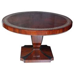 Antique Art Deco Style Rosewood Center Table