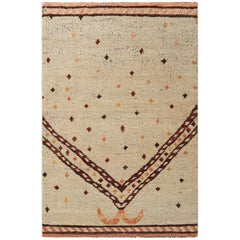 Rug & Kilim’s Traditional Geometric Rug in Beige-Brown Tones