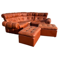 5 Piece MCM Overman Sectional Vegan Leather