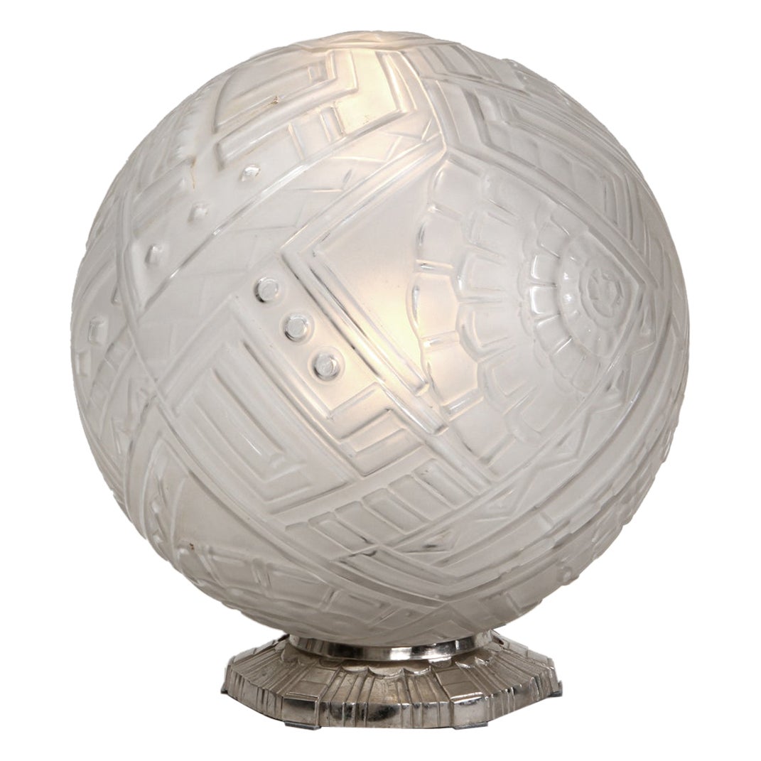 French Art Deco table lamp big format by SABINO