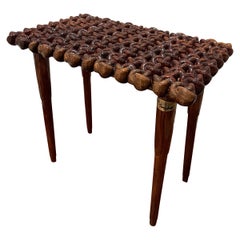 3" Thick Solid Hardwood - Hand Finished - Modern Organic Table - Conceptual Art
