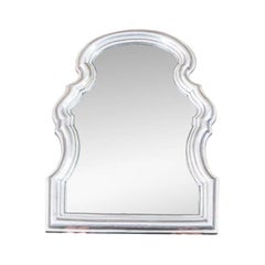 18th Century Baroque Continental Silver Framed Mirror
