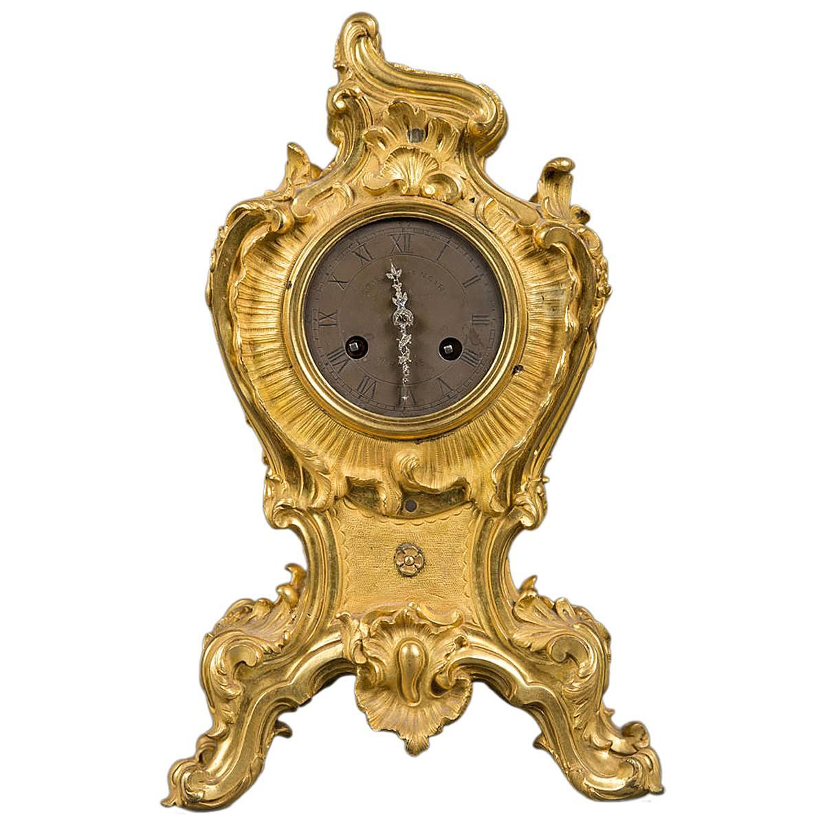 18th century French Mantel Clock by Le Noir