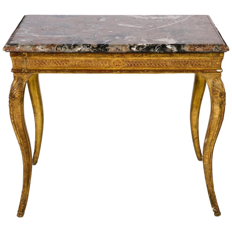 ireland table northern marble Table with For Sale Irish Side 1stdibs Marble Giltwood at Top