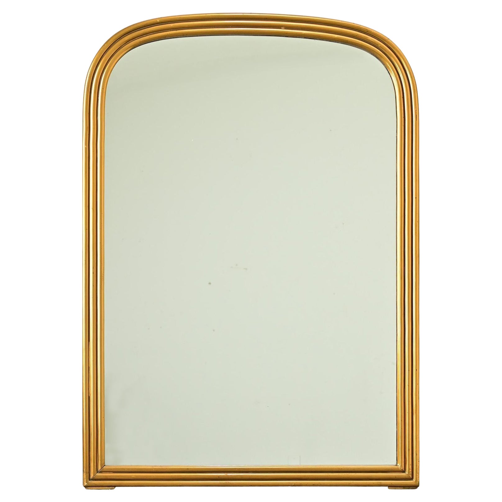 Miroir doré de style Louis Philippe français