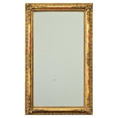 French 19th Century Gold Gilt Mirror