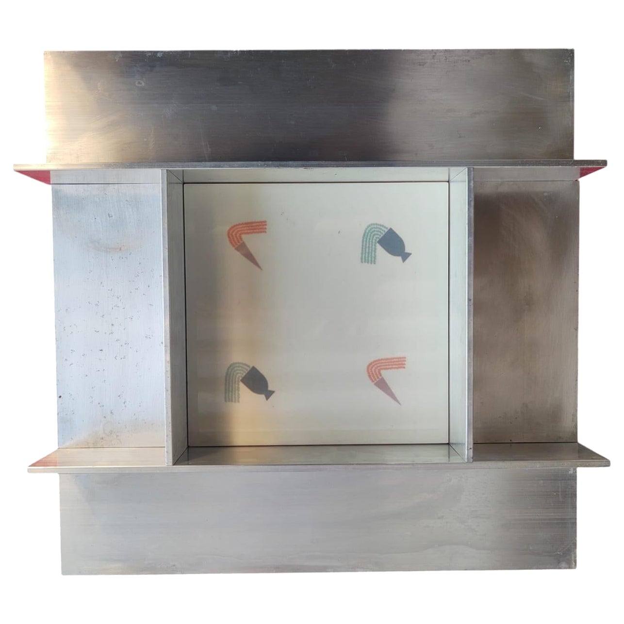 Azulejo de cerámica "Acqua e fuoco" diseñado por Gio Ponti para Gabbianelli, 1989 en venta