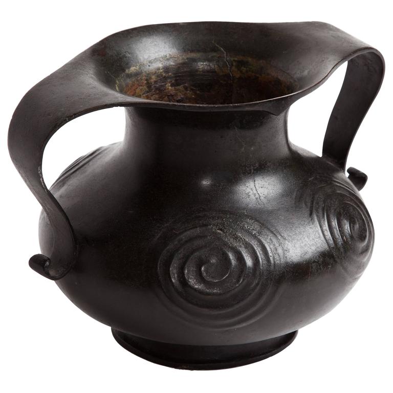 Japanese Bronze Vase For Sale