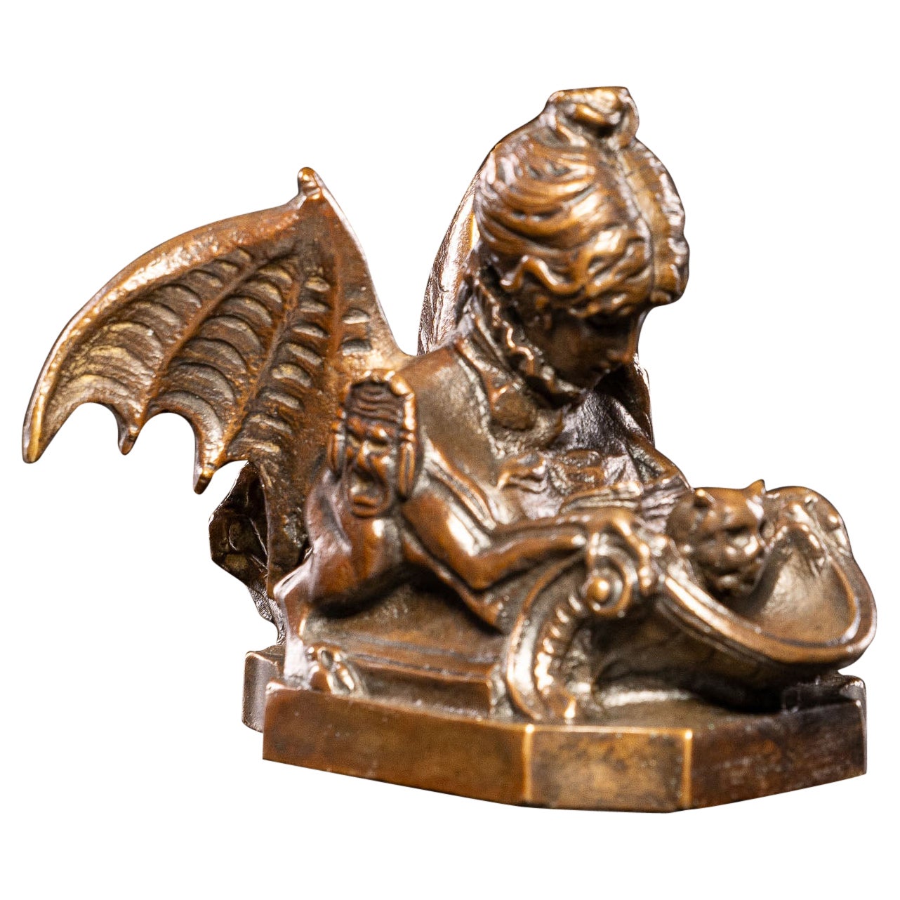 Self-portrait of Sarah Bernhardt in the form of monstrous chimera.Thiebaud Frere