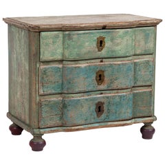 Mini Louis XV Painted Chest of Drawers