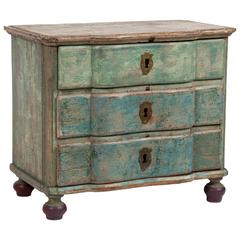 Mini Louis XV Painted Chest of Drawers 6
